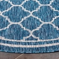 thumbnail image 2 of Safavieh Resort Indoor/Outdoor Round Rug Collection, 6' 7", 2 of 7