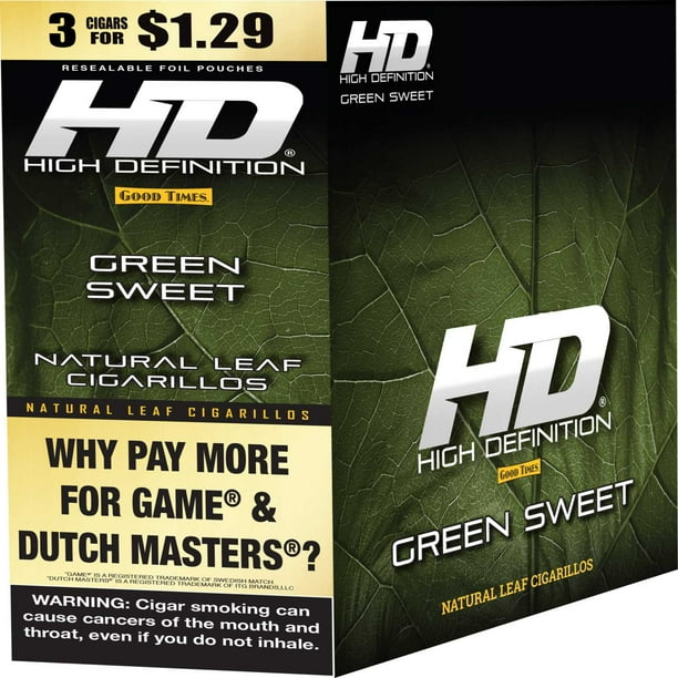 hd tobacco Good Times Cigarillos Kash Blonde Leaf vs. Dark Leaf