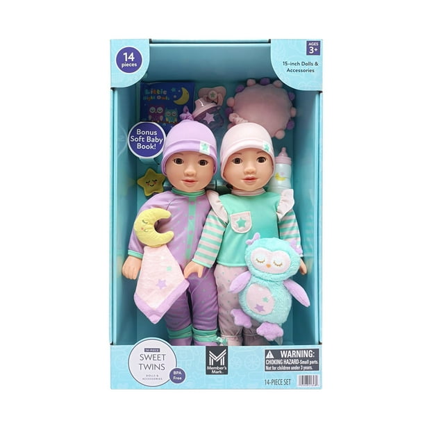 sweet☆twin Member's Mark Sweet Twins Vinyl Dolls & Accessories