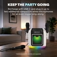 thumbnail image 9 of Singing Machine My Cube Studio Bluetooth Karaoke System, 9 of 10