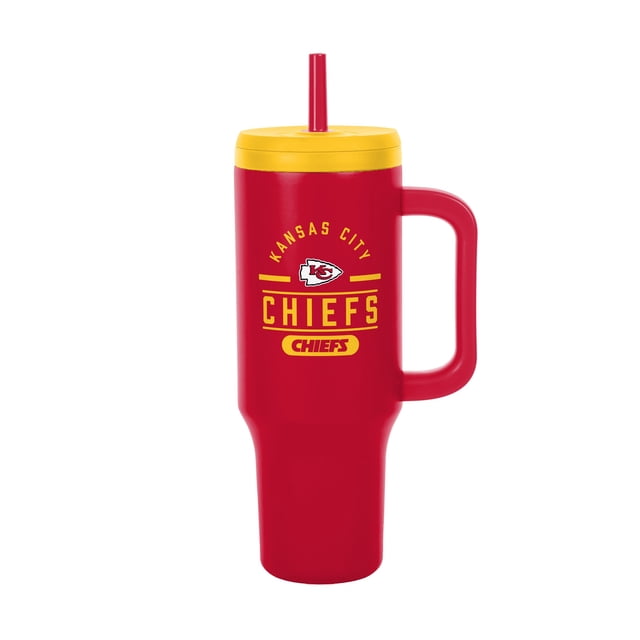 Logo Brands Kansas City Chiefs Stainless Steel Leakproof Tumbler