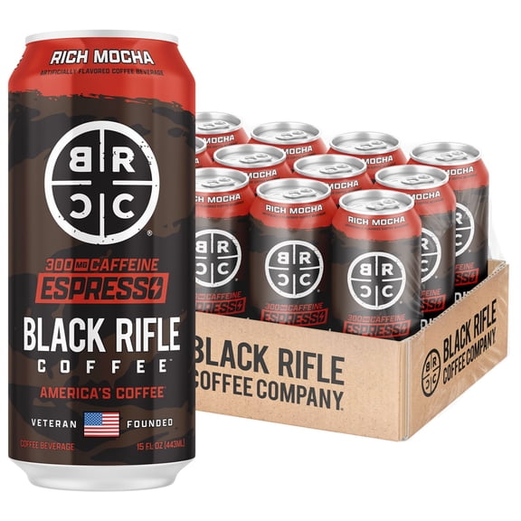 Black Rifle Coffee Company Espresso 300 Mocha 15 fl. oz., 12 pk.