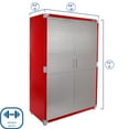 thumbnail image 3 of Seville Classics UltraHD Storage Cabinet, 48" W x 24" D x 72" H, 3 of 14