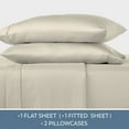 thumbnail image 4 of Aireolux 600 Thread Count 100% Cotton Sateen Wrinkle-Resistant Sheet Set, Assorted Sizes, 4 of 9