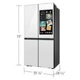 thumbnail image 3 of Samsung 23 cu. ft. Bespoke 4-Door Flex Counter Depth w/ AI Family Hub, 3 of 10