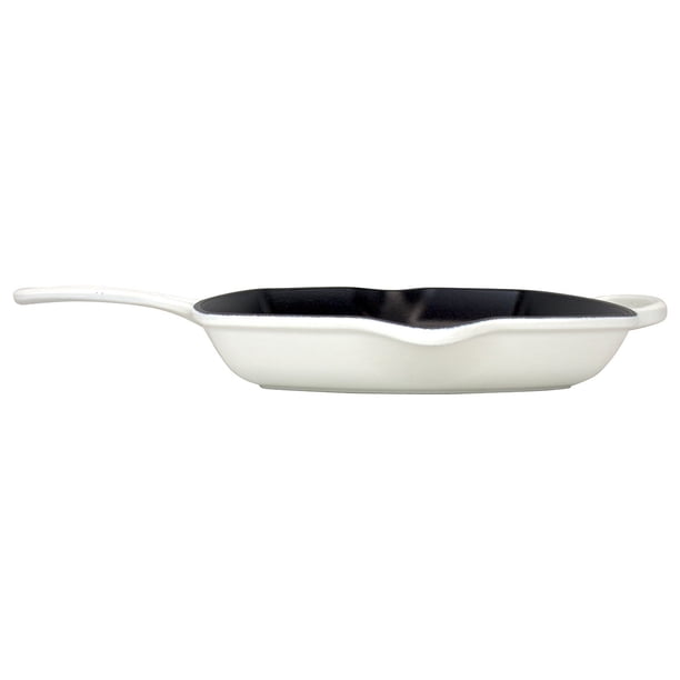 LE CREUSET スキレット ホワイト 26cm Le Creuset Signature Square Cast Iron Skillet Grill - Samsclub.com