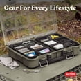 thumbnail image 12 of Keter Stack-n-Roll Organizer Portable Tool Box with Clear Lid, 12 of 17