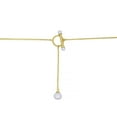 thumbnail image 3 of Freshwater Cultured 9.5mm Pearl Drop Lariat Toggle Necklace in 14K Gold, 3 of 8