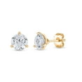 thumbnail image 2 of Round Cut Diamond Martini Set Stud Earrings in 14K Gold, 2 of 8