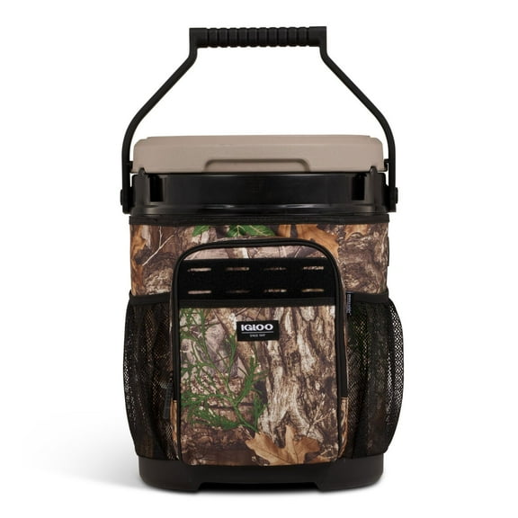 Igloo 20 QT Cooler Bucket, Realtree Camoflauge