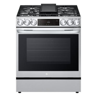 LG 6.3 cu. ft. ProBake Convection® InstaView® Dual Fuel Slide-In Range with Air Fry