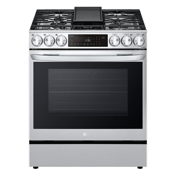 LG 6.3 cu. ft. ProBake Convection® InstaView® Dual Fuel Slide-In Range with Air Fry