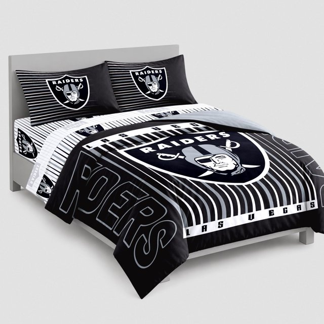 Logo Brands Las Vegas Raiders Bed-In-A-Bag Set