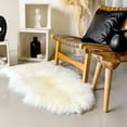 thumbnail image 4 of 100% Genuine Silky Sheepskin Rug, 3'5"x1'11", 4 of 6