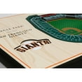 thumbnail image 4 of YouTheFan MLB 5-Layer Stadium View 3D Wall Art, Assorted Teams, 4 of 5