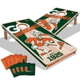 thumbnail image 1 of YouTheFan Miami Hurricanes 2'x4' Cornhole Board Set, 1 of 6
