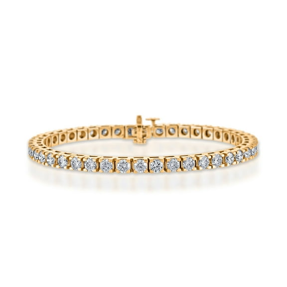 Diamond Tennis Bracelet in 14K Gold