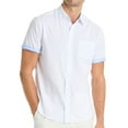 thumbnail image 4 of Nick Graham Men's Performance Short Sleeve Woven Sport Shirt, 4 of 9