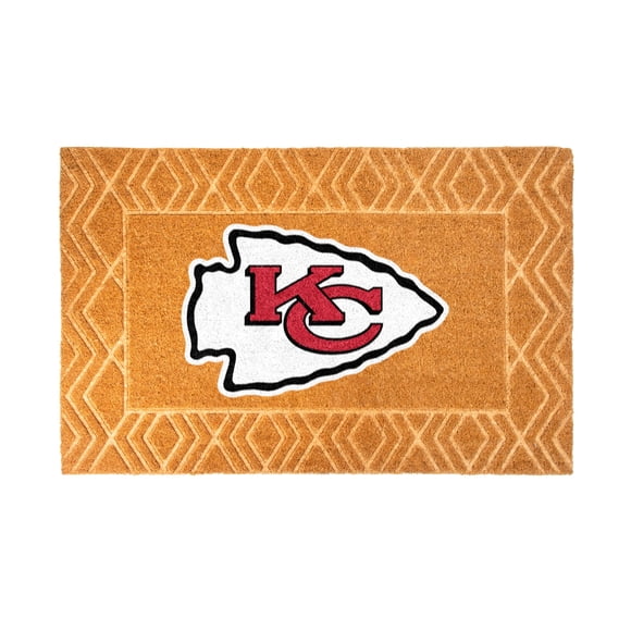 Logo Brands Kansas City Chiefs Coir Outdoor Mat