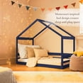 thumbnail image 3 of Little Seeds Trellis Toddler House Bed, Choose Color, 3 of 7