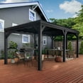 thumbnail image 2 of Backyard Discovery Stonebridge Steel Gazebo, Choose Size, 2 of 14