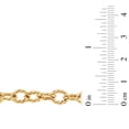 thumbnail image 4 of Ribbed Rolo Link Necklace in 14K Yellow Gold, 4 of 4