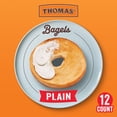 thumbnail image 5 of Thomas' Plain Bagels 12 ct., 5 of 9