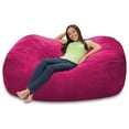 thumbnail image 2 of Comfy Sacks 6’ Memory Foam Bean Bag Lounger, Choose Color, 2 of 3