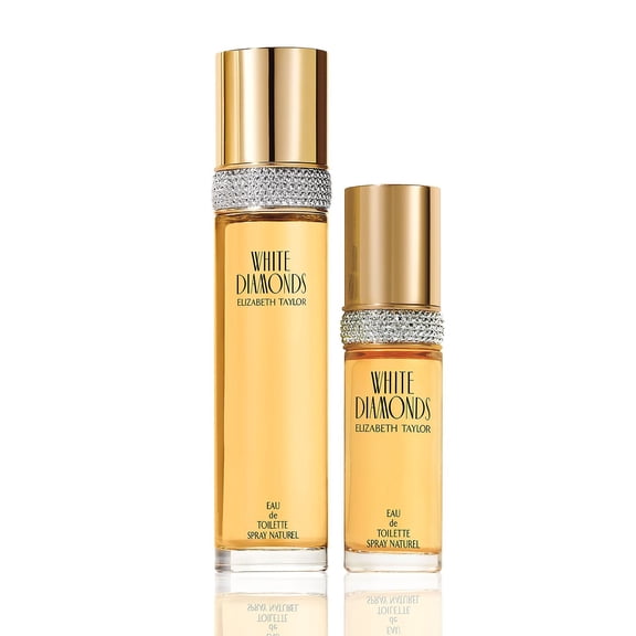 White Diamonds Eau de Toilette 3.3oz and 1.0oz Floral Eau de Toilette Bundle