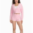 thumbnail image 1 of Juicy Couture Women's Teddy Cardi & Short Set, 1 of 7