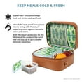 thumbnail image 2 of Veronica Jamison Hampton Faux Leather Lunch Tote by Arctic Zone, Lunch Bag with Food Storage & Ice Pack, 2 of 16