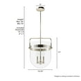 thumbnail image 4 of Hunter Karloff with Clear Glass Pendant Ceiling Light Fixture, 4 of 7