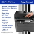 thumbnail image 6 of Brother Wireless Monochrome All-in-One Laser Printer with Higher Yield Ink, DCP-L2647DW, 6 of 8
