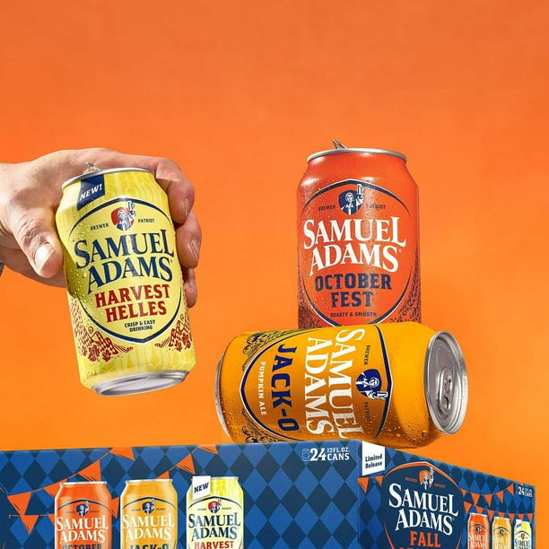 Samuel Adams Fall Legends Seasonal Ale and Lager Beer Variety Pack