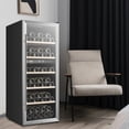 thumbnail image 2 of Lanbo 20 Inch 69 Bottle Freestanding Single Zone Wine Cooler, 2 of 5