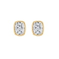thumbnail image 2 of Lab Created Fancy Cut Diamond Stud Earrings in 14K Gold, 2 of 6