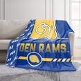 thumbnail image 2 of Logo Brands Albany State Golden Rams 60"x70" Super Plush Blanket, 2 of 7