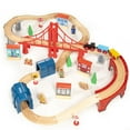thumbnail image 2 of 60 Piece Wooden Train Set, 2 of 5
