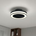 thumbnail image 8 of Artika Elton Fandelier Black with Remote Dimmable Light, 2700K-6000K, 8 of 9