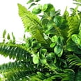 thumbnail image 2 of Faux 26" Fern and Eucalyptus Mix in Black Plastic Pot, 2 of 7