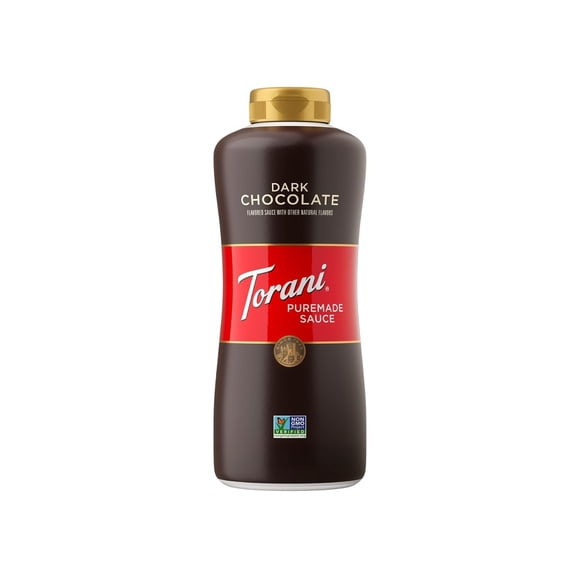 Torani Puremade Dark Chocolate Sauce, 30 oz.
