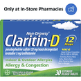 thumbnail image 3 of CLARITIN D ALLERGY CONGESTION 12HR, 3 of 4