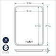 thumbnail image 16 of Nordic Ware Naturals 3-Piece Aluminum Cookie Sheet Set, Half Sheet, Quarter Sheet, Eighth Sheet, 16 of 16