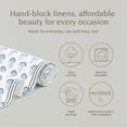 thumbnail image 2 of Over&Back 100% Cotton Hand-Blocked Printed Table Runner, 2 of 8
