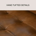 thumbnail image 3 of Jasper Mid-Century Top Grain Leather Armchair, 3 of 6