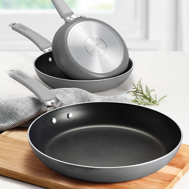 Tramontina 3-Piece Frying Pan Set with Nonstick Interior, Assorted