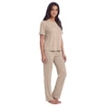 thumbnail image 2 of C&C California Women's Two-Piece Soft Pajama Set, 2 of 7