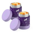 thumbnail image 1 of Bentgo Kids 2-Pack Stainless Steel Food Jar, Assorted Designs, 1 of 5