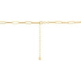 thumbnail image 3 of Statements & Symbols 14k Gold Paperclip Chain Charm Necklace, 3 of 9