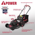 thumbnail image 4 of AiPower 21" Self-Propelled RWD Walk Behind Mower with Aero Flow™ Deck, 4 of 14